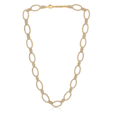 Certified 14K Gold 4.6ct Natural Diamond Heavy Link Chain Paperclip Necklace