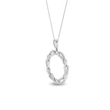 Certified 14K Gold 0.3ct Natural Diamond F-VS Designer Circle Charm White Necklace